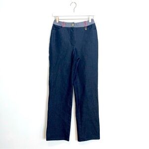 St. John Sport Stretch Jeans in dark wash denim size 6